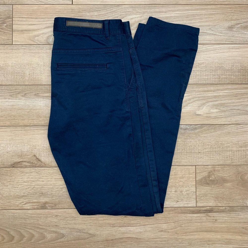 Zara mens blue pants
